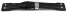 Butterfly - echt Leder - Vintage - glatt - schwarz - 2 Nieten  24mm schwarz