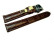 Butterfly - echt Louisiana Kroko - dunkelbraun 18mm schwarz