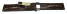 Butterfly - echt Alligator - art manual - braun 20mm Stahl