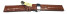 Butterfly - echt Alligator - art manual - cognac 20mm schwarz