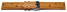 Butterfly - echt Strauss - natur 18mm Gold