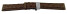 Butterfly - echt Strauss - dunkelbraun 20mm schwarz