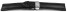 Uhrenarmband mit Butterfly für feste Stege am Gehäuse schwarz 22mm schwarz