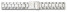 Edelstahl Metall Uhrenarmband massiv - 22mm