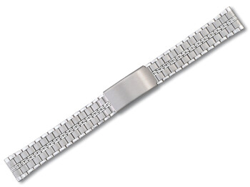 Uhrenarmband aus Edelstahl fein gegliedert - 12mm