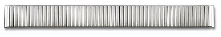 Edelstahl Metallzugband - matt - 22mm