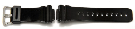 Uhrenband Casio GW-6900, DW-6900, GB-6900, GB-5600AA, GB-5600AB, G-6900 Resin schwarz, glänzend
