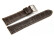 Casio Uhrenarmband für EF-333L, EF-333L-5, Leder, Alligatorprägung, braun