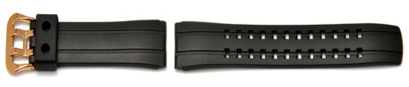Ersatz-Uhrenarmband Casio für EQW-500BE, EQW-500BE-1AV Kunststoff, schwarz