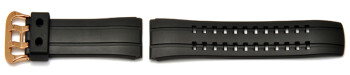 Ersatz-Uhrenarmband Casio für EQW-500BE, EQW-500BE-1AV Kunststoff, schwarz