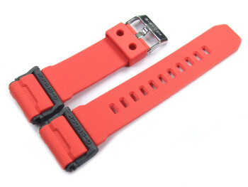 Ersatz-Uhrenarmband Casio f. GD-400, GD-400-4, Kunststoff, rot