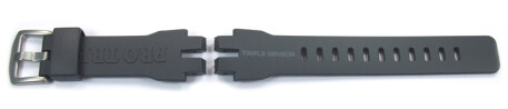 Ersatzarmband Casio f.PRW-3000, PRW-3000-1, Uhrenarmband Kunststoff, dunkelgrau