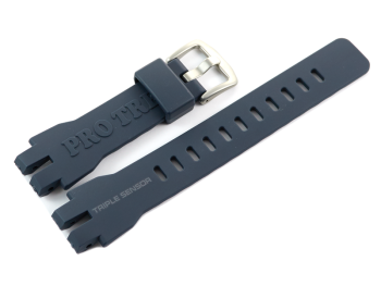 Uhrenband Original Casio für PRW-3000, PRW-3000-2, Ersatzband Kunststoff, dunkelblau