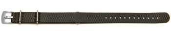 Uhrenarmband - NATO - HighTech Material - Textiloptik - grau