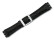 Uhrenarmband - Leder - passend für Swatch - 19/20mm - schwarz