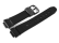 Uhrenarmband Casio f. BGA-103B, BGA-103, BGD-1310, Kunststoff, schwarz - Glanzoptik