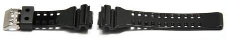 Uhrenarmband Casio f. GD-100HC, GD-100SC, Kunststoff, schwarz, Lackoptik