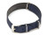 Uhrenarmband - NATO - HighTech Material - Textiloptik - blau 18mm