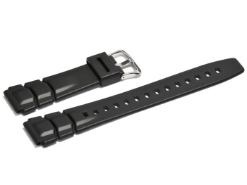 Casio Ersatz-Uhrenarmband für ALT-8000, Ersatzband Kunststoff, schwarz