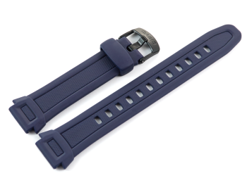 Casio Esatz-Uhrenarmband W-756, W-756-2AV, Kunststoff, blau