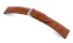 Uhrenarmband echt Strauß RIOS 1931 - hellbraun - 19/16mm Stahl