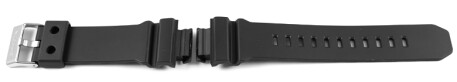 Casio Ersatz-Uhrenarmband mit stahlfarbener Schließe f. GD-X6900-7 Kunststoff, schwarz 