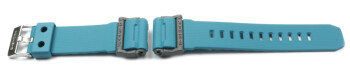 Kunststoff-Uhrenarmband Casio f. GD-400-2, GD-400 in blau