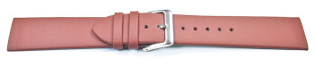 Uhrenarmband Leder - für Uhren mit verschraubtem Bandanstoß - terracotta 14mm Stahl
