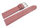 Uhrenarmband Leder - für Uhren mit verschraubtem Bandanstoß - terracotta 16mm Gold