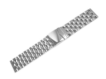 Edelstahl Metallarmband massiv 5 Glieder - poliert - 24mm, 26mm