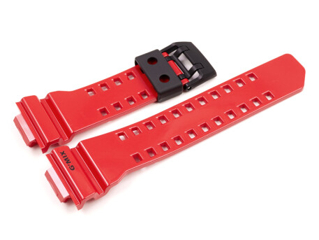 Uhren-Ersatzarmband Casio in rot f. GBA-400-4A, GBA-400,...