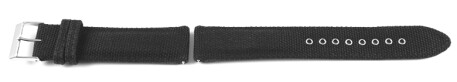Casio Textil/Leder Ersatzarmband für WVA-M630B-1A, WVA-M630B, schwarz