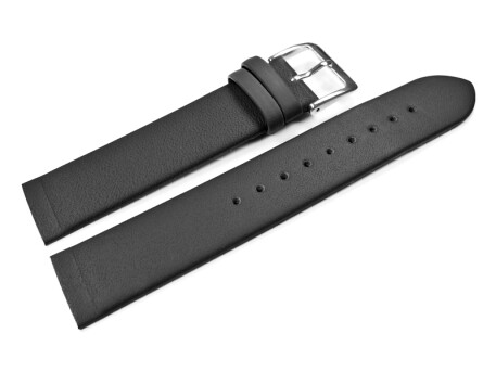 Uhrarmband Leder, glatt, schwarz, passend f. 224LSL / 224LSS