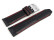 Festina Ersatzarmband schwarz ROTE Naht für F16489/5 F16489 F16488 passend zu F16879