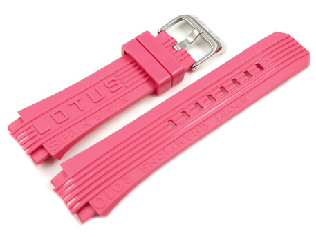Ersatzarmband Lotus Kautschuk pinkfarben für 15730