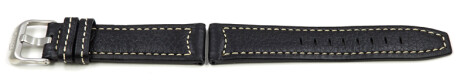 Lotus Leder-Ersatzarmband schwarz für Ref. 15433 