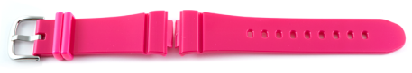 Ersatzarmband Casio Kunststoff pink glänzend...