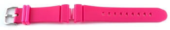 Ersatzarmband Casio Kunststoff pink glänzend für...