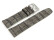 Festina Uhrenband F16573 Leder, grau (graubraun), matt