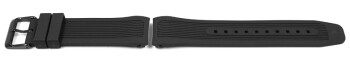 Lotus Uhrenarmband schwarz aus Kautschuk f. 10110