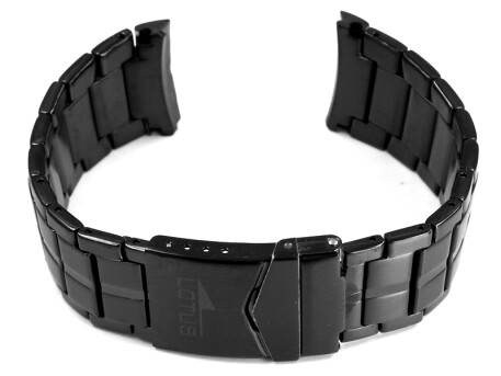 Uhrenarmband Lotus EDELSTAHL schwarz für 10110