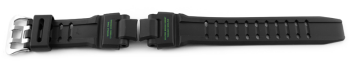 Casio Uhrenband schwarz - Aufschriften grün - für G-1400-1A3