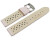 Uhrenarmband - Leder - Style - zartrosa - 16mm Stahl