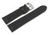 Uhrenband - Leder - Style - schwarz gelbe Naht - 22mm Stahl