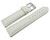 Uhrenband - gepolstert - Wasserfest - HiTech  Material - weiß 24mm Gold