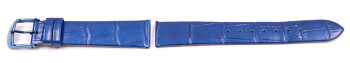 Ersatzarmband Lotus Leder blau - Uhrarmband f. 18253/2,...