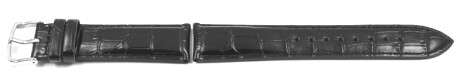Casio Leder-Uhrenarmband schwarz für EFR-547L-1, EFR-547L