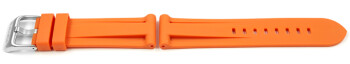 Kautschuk-Uhrenarmband orange für Festina F16574/2 F16574