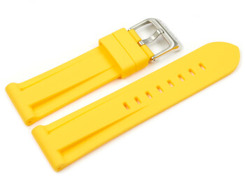 Kautschuk-Uhrenarmband gelb für Festina F16574/1 F16574