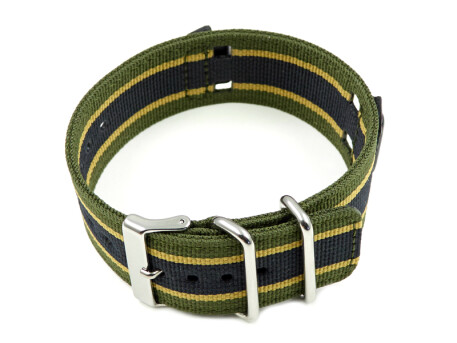 Textil Uhrenarmband Casio GA-100MC-3 grün, mittig...